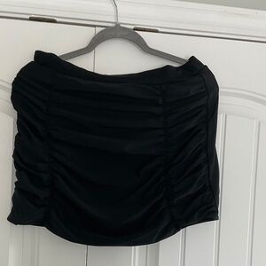Black Ruched Swim Bottom Size 18